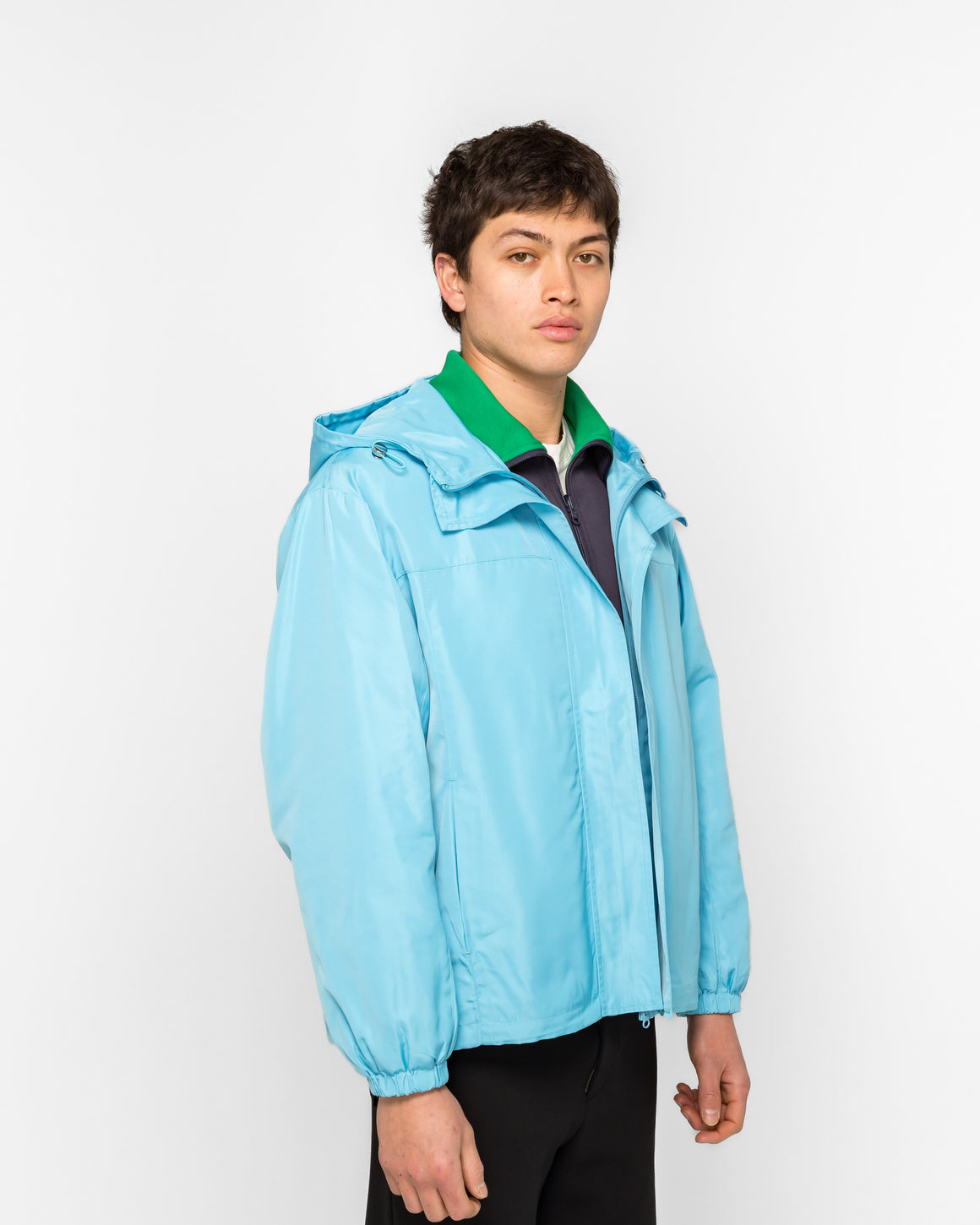 LII - Hooded Anorak - Blue - UP THERE