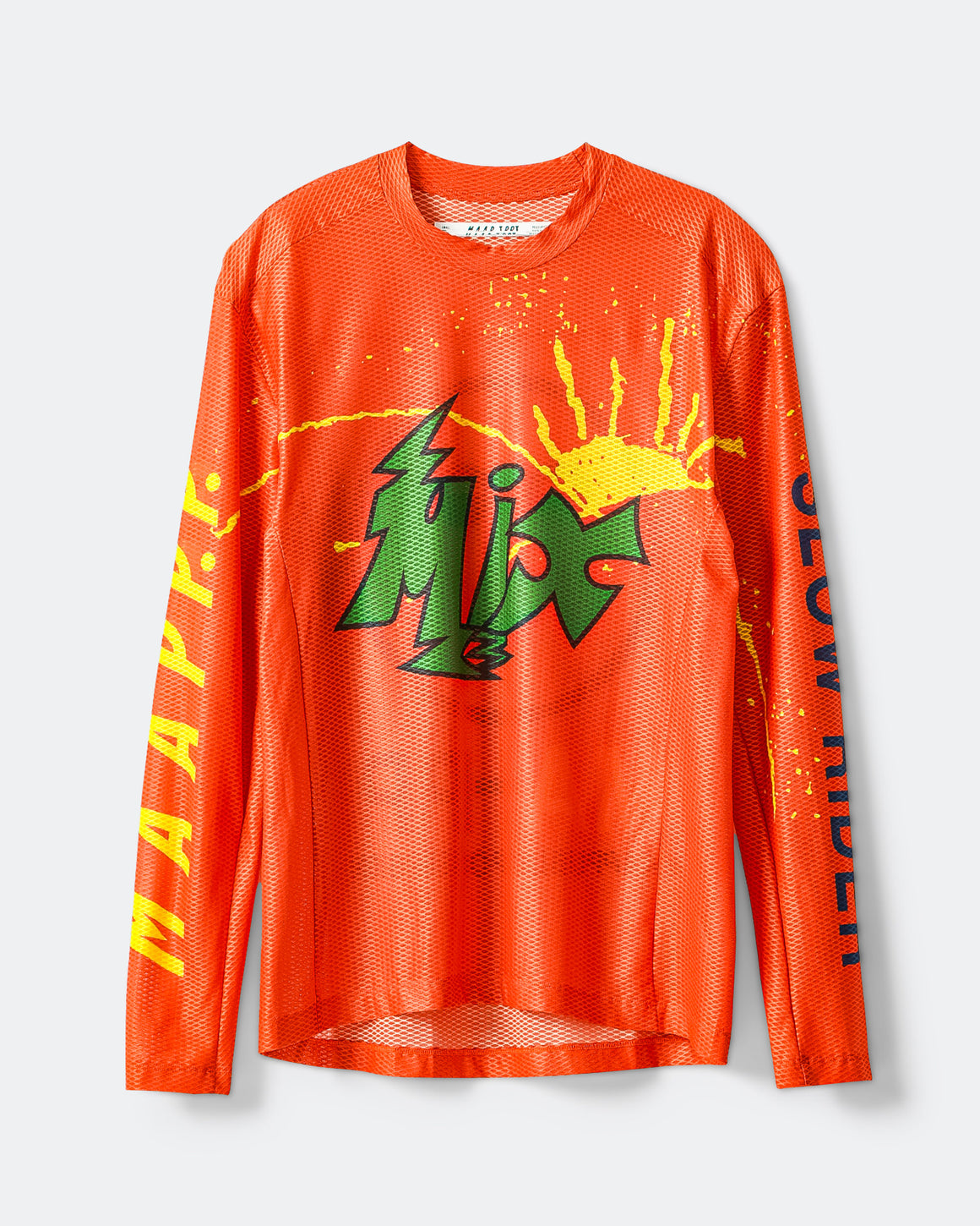 MAAP - LS Mesh Tee x PUBLIC POSSESSION - Warm Red - UP THERE