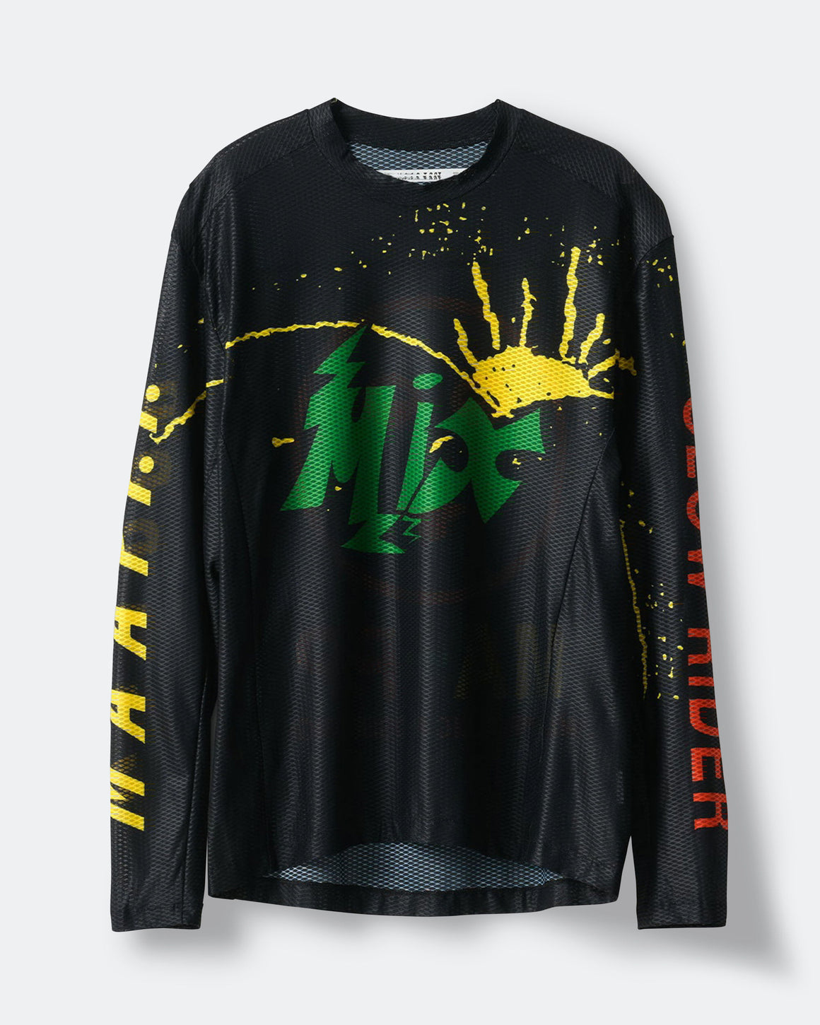 MAAP - LS Mesh Tee x PUBLIC POSSESSION - Black - UP THERE