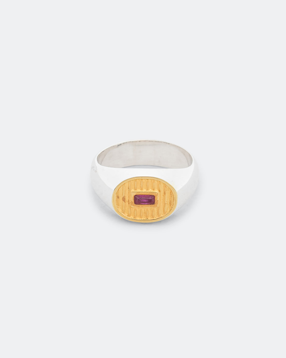 Maple - Sherman Signet - Ruby/14k Gold-925 Silver - UP THERE