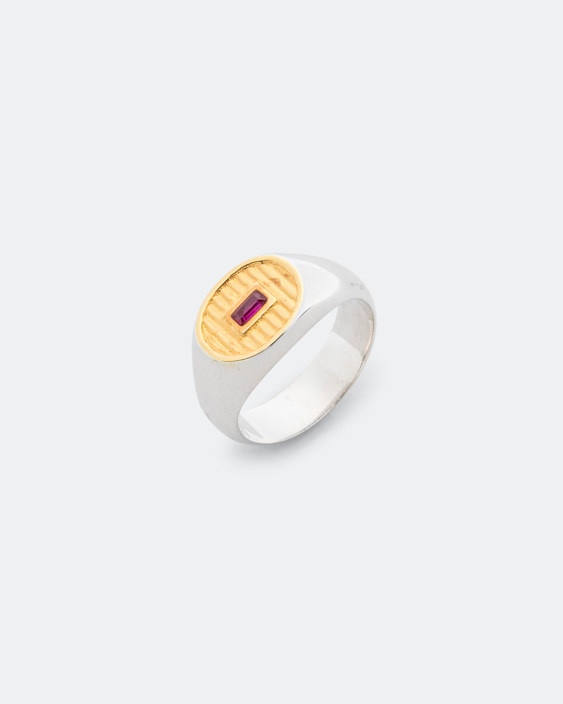 Maple - Sherman Signet - Ruby/14k Gold-925 Silver - UP THERE