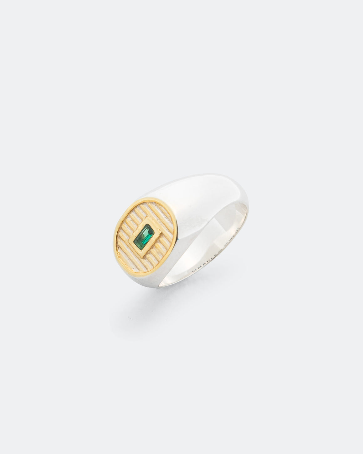 Maple - Sherman Signet - Emerald/14k Gold-925 Silver - UP THERE