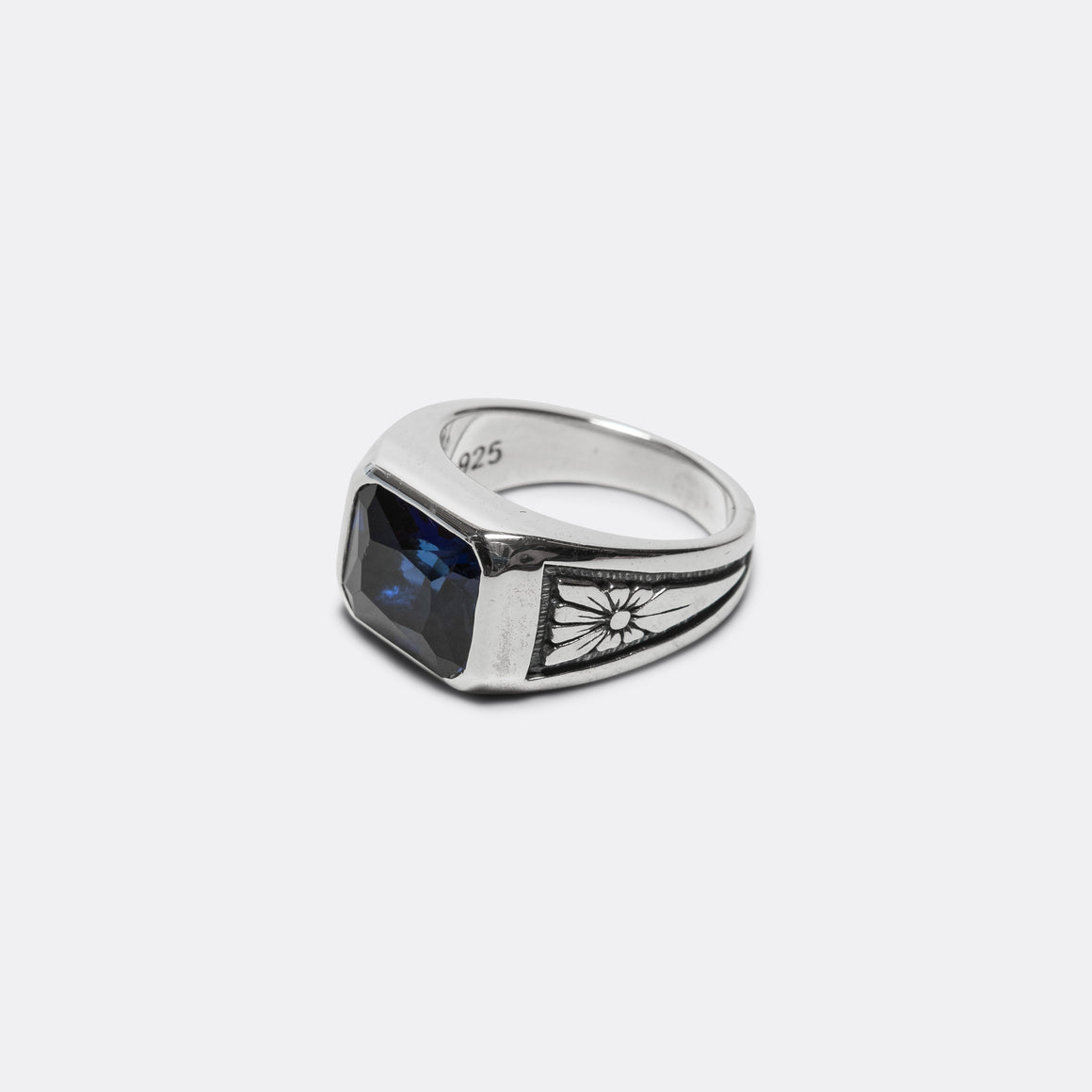 Maple - Midnight Ring Slim - 925 Silver/Sapphire - UP THERE
