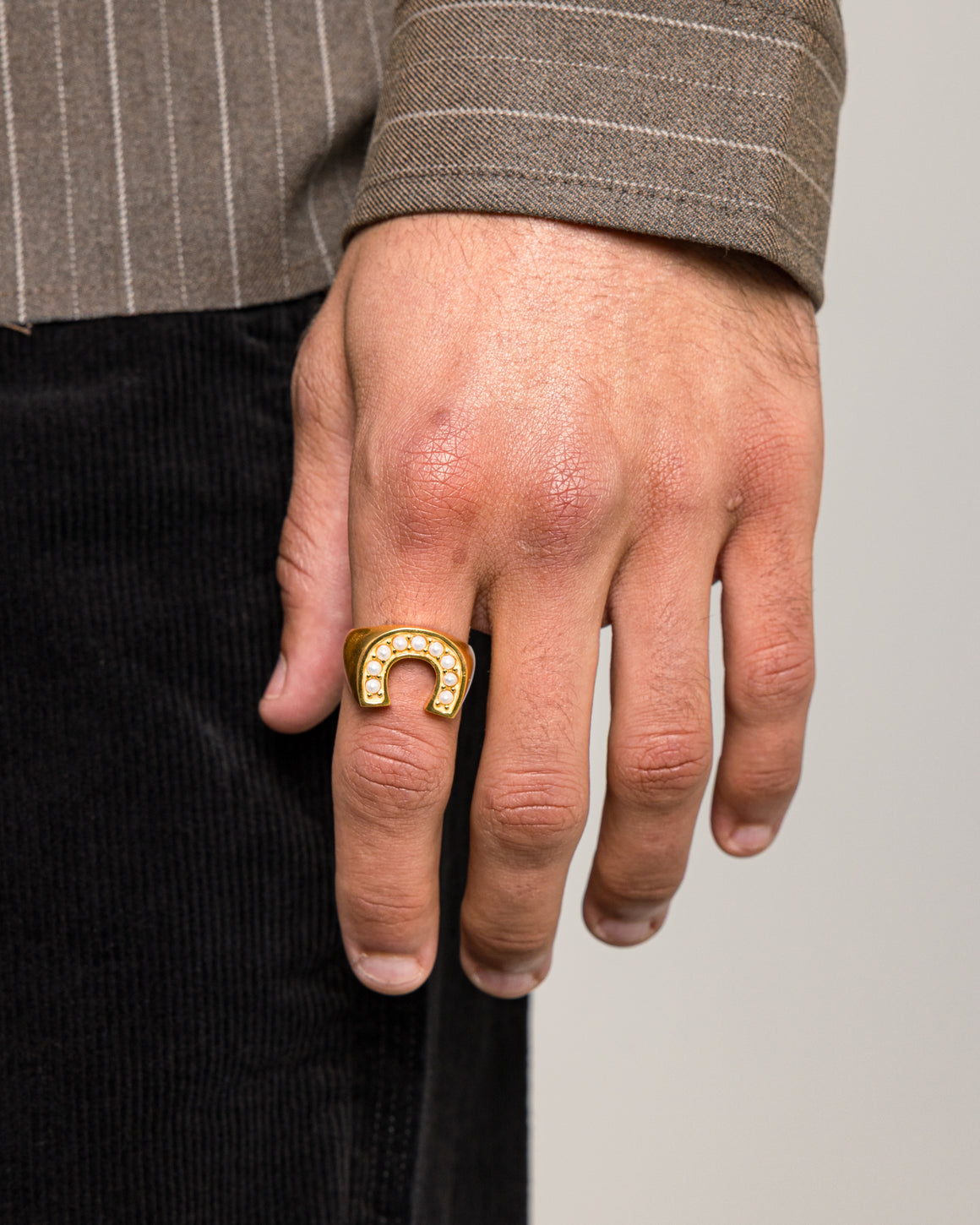 Maple - Lucky Ring - 14K Gold/Mother of Pearl - UP THERE