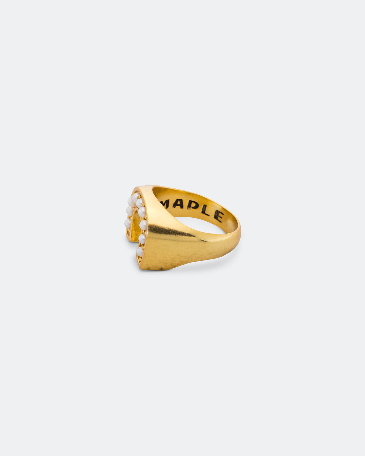 Maple - Lucky Ring - 14K Gold/Mother of Pearl - UP THERE