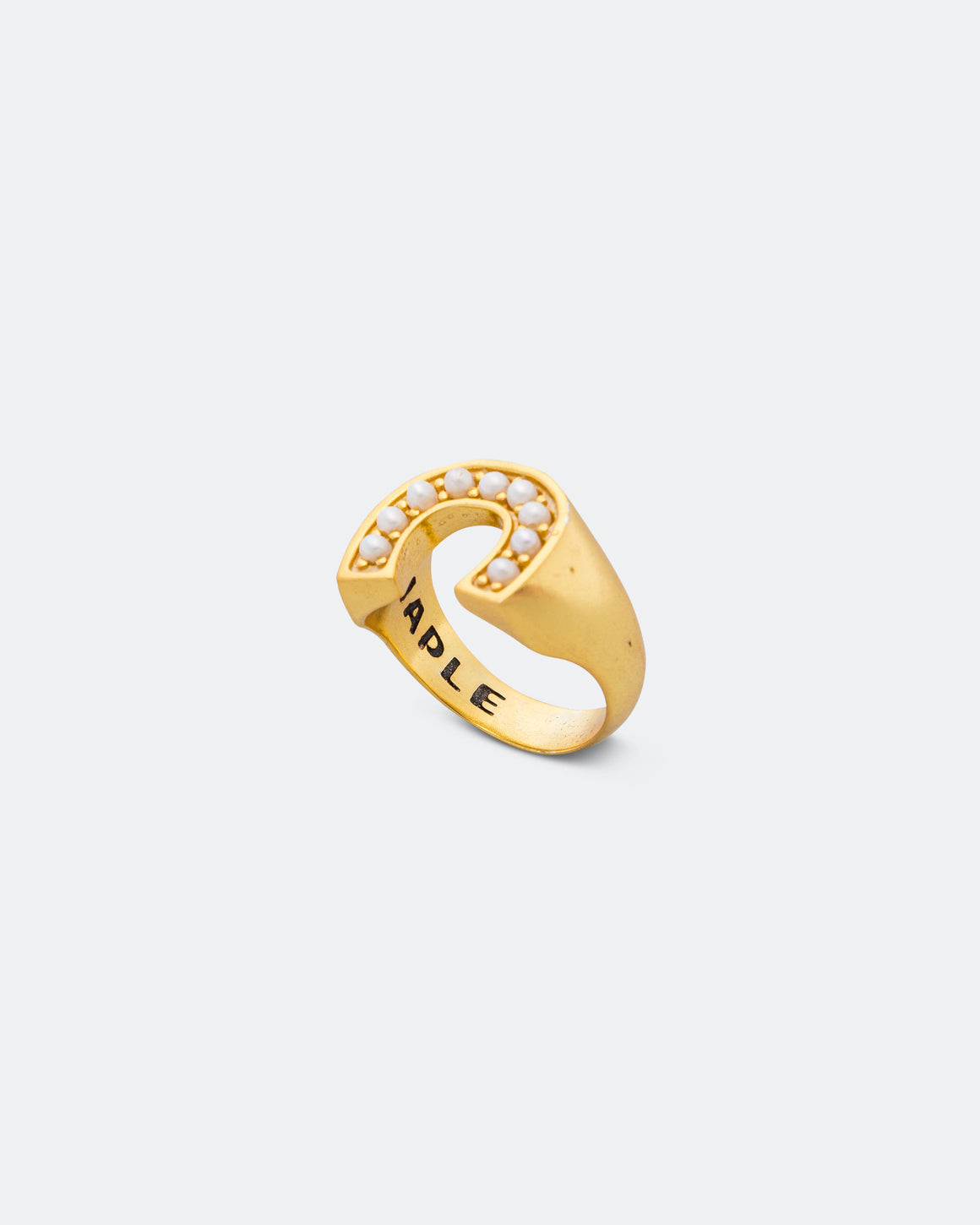 Maple - Lucky Ring - 14K Gold/Mother of Pearl - UP THERE