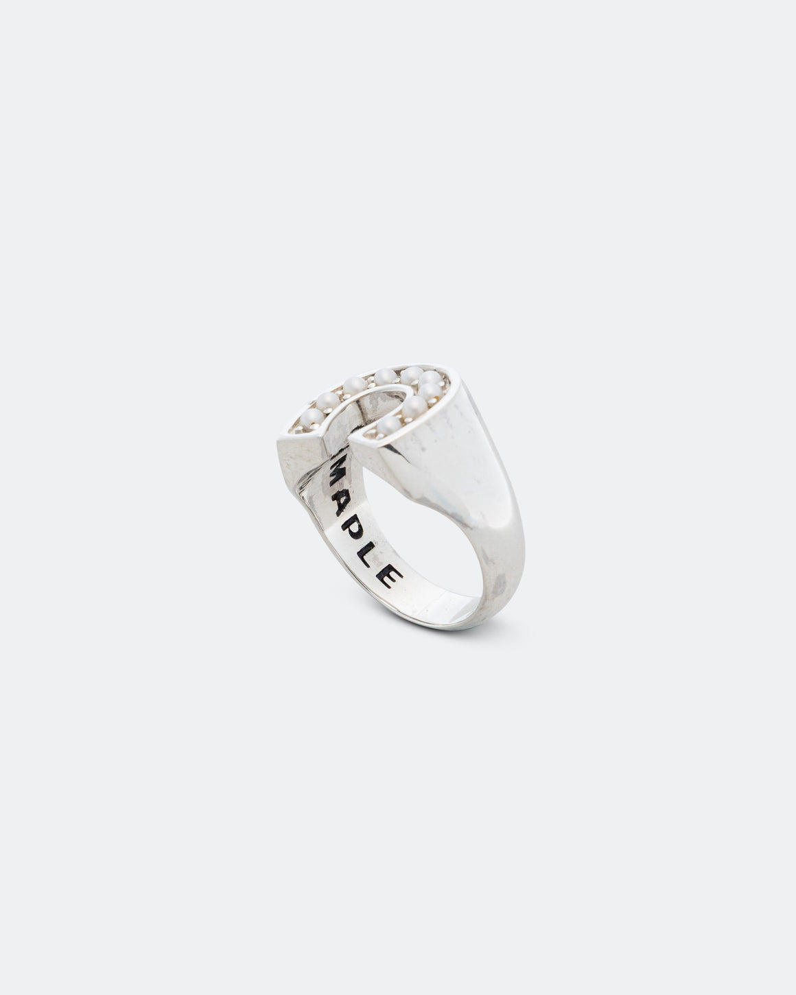 Maple - Lucky Ring - 925 Silver/Mother of Pearl - UP THERE