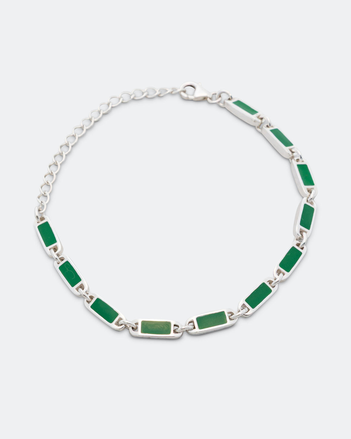 Maple - Poncho Bracelet - 925 Silver/Green - UP THERE