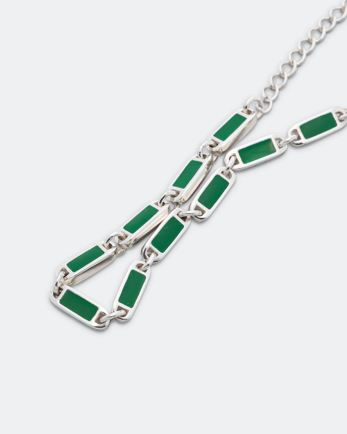 Maple - Poncho Bracelet - 925 Silver/Green - UP THERE