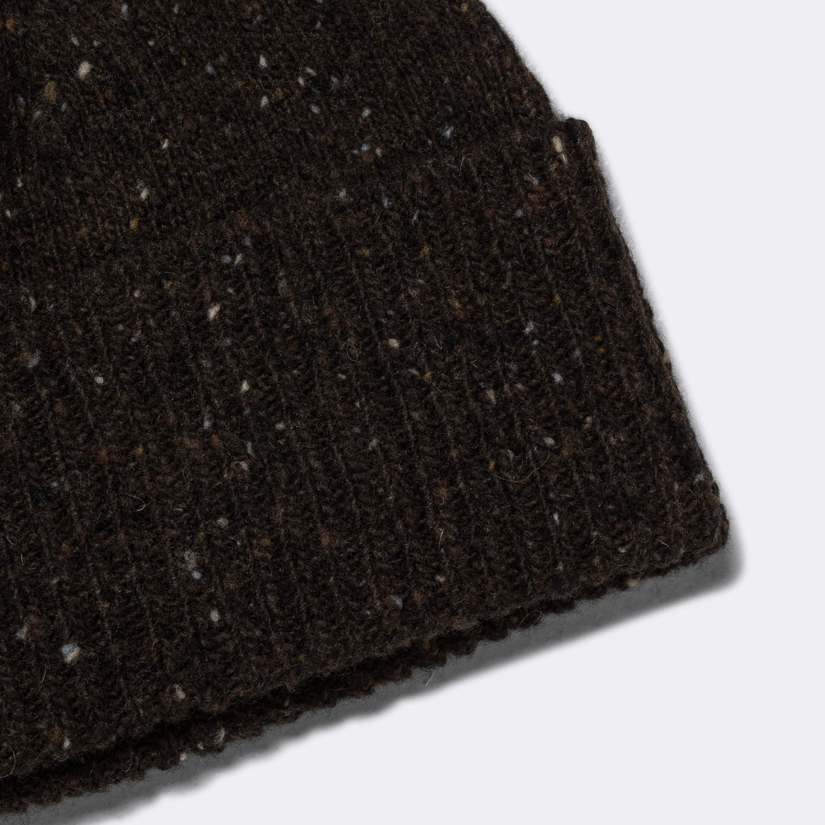 Margaret Howell Chunky Beanie - Earth Soft Donegal | UP THERE