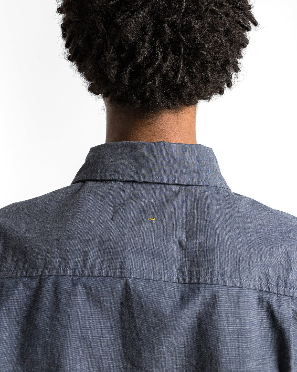 MHL. - Overall Shirt - Uniform Blue Dry Cotton End On End - UP THERE