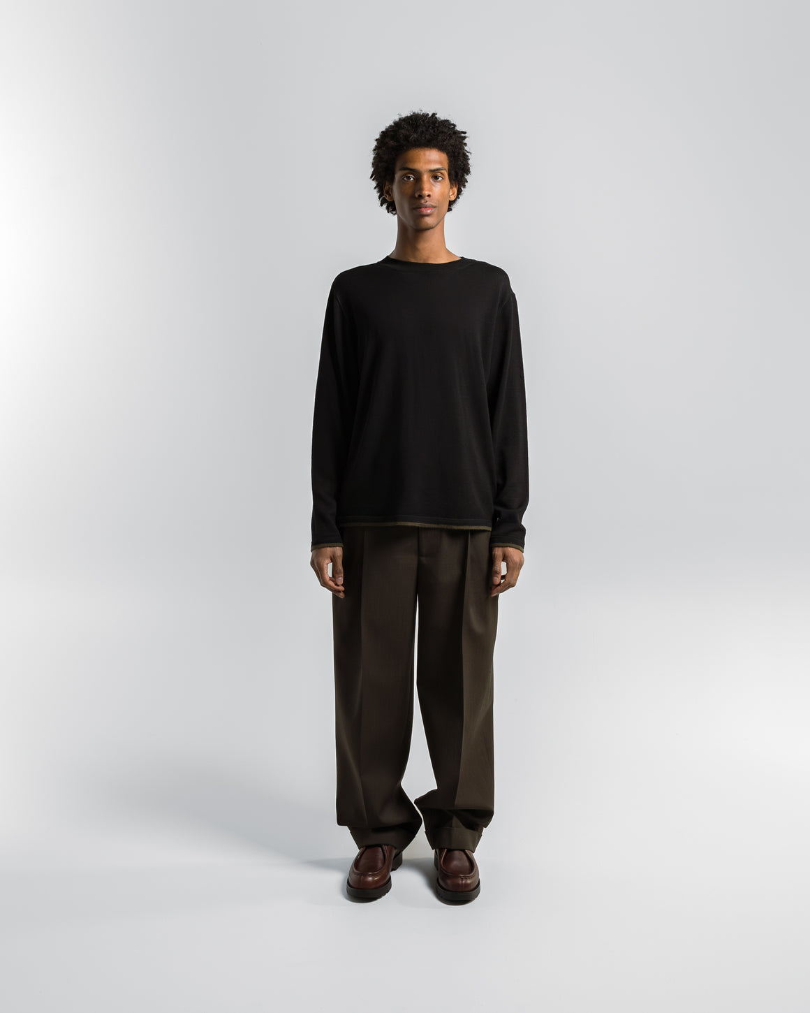 b　MARGARET HOWELL FINE MERINO WOOL Algae merino Tipped Thermal | MHL. by Margaret Howell