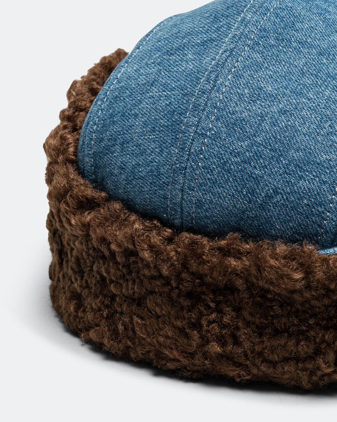 Marni - Baseball Trapper Hat - Washed Bull Denim - UP THERE