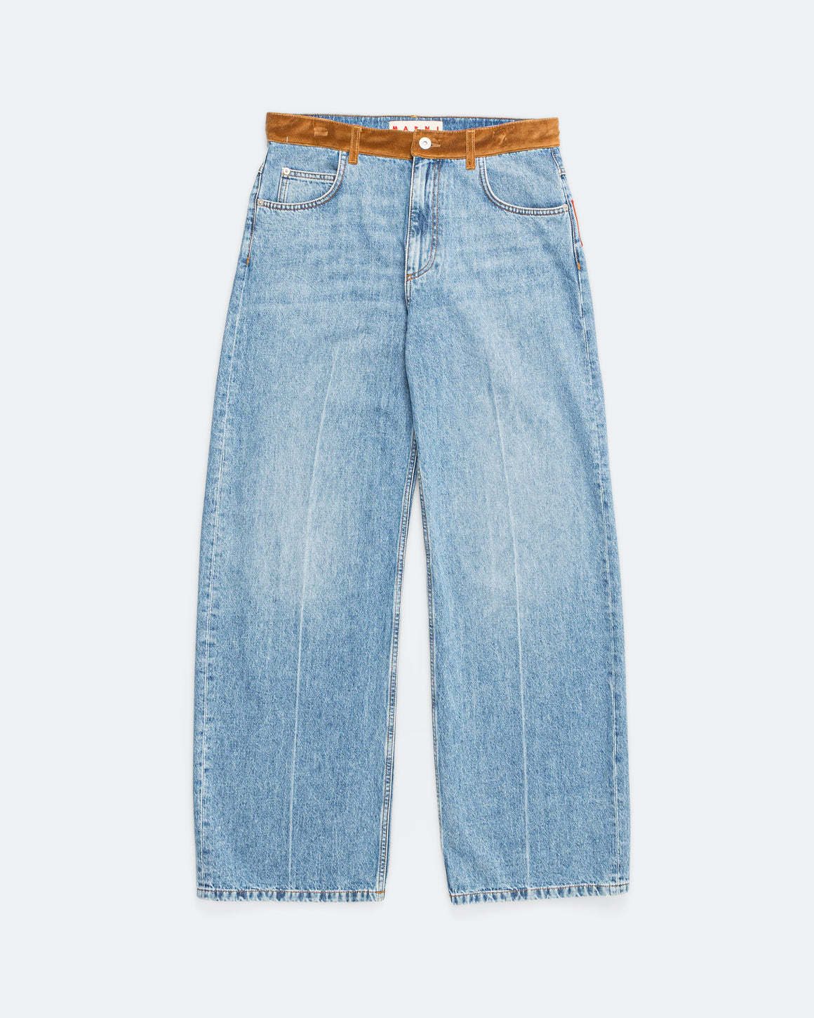 Marni - Bull Denim 5-Pocket Trousers - Deep Blue - UP THERE