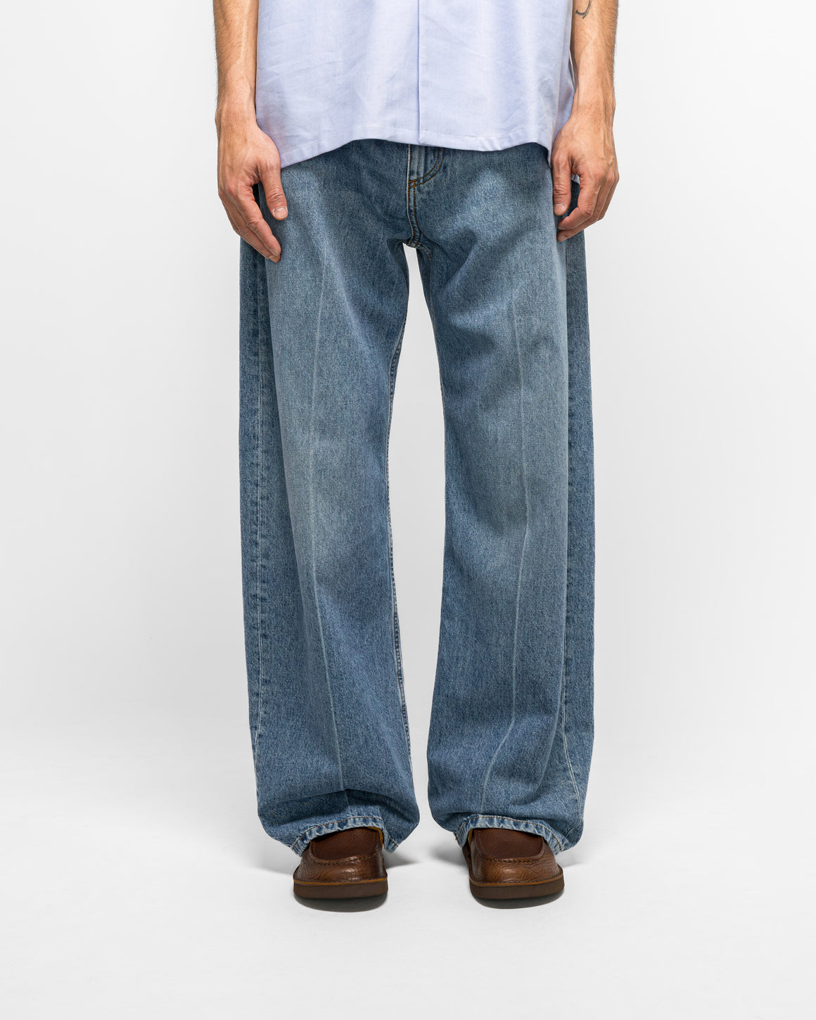 Marni - Bull Denim 5-Pocket Trousers - Deep Blue - UP THERE