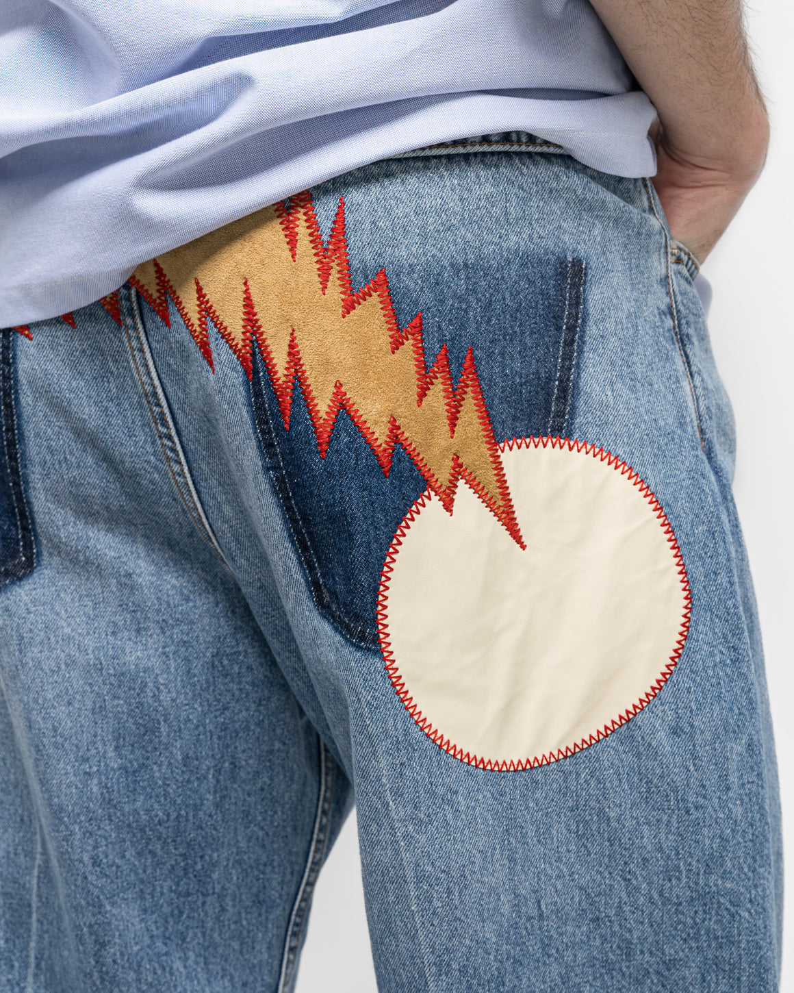 Marni - Bull Denim 5-Pocket Trousers - Deep Blue - UP THERE