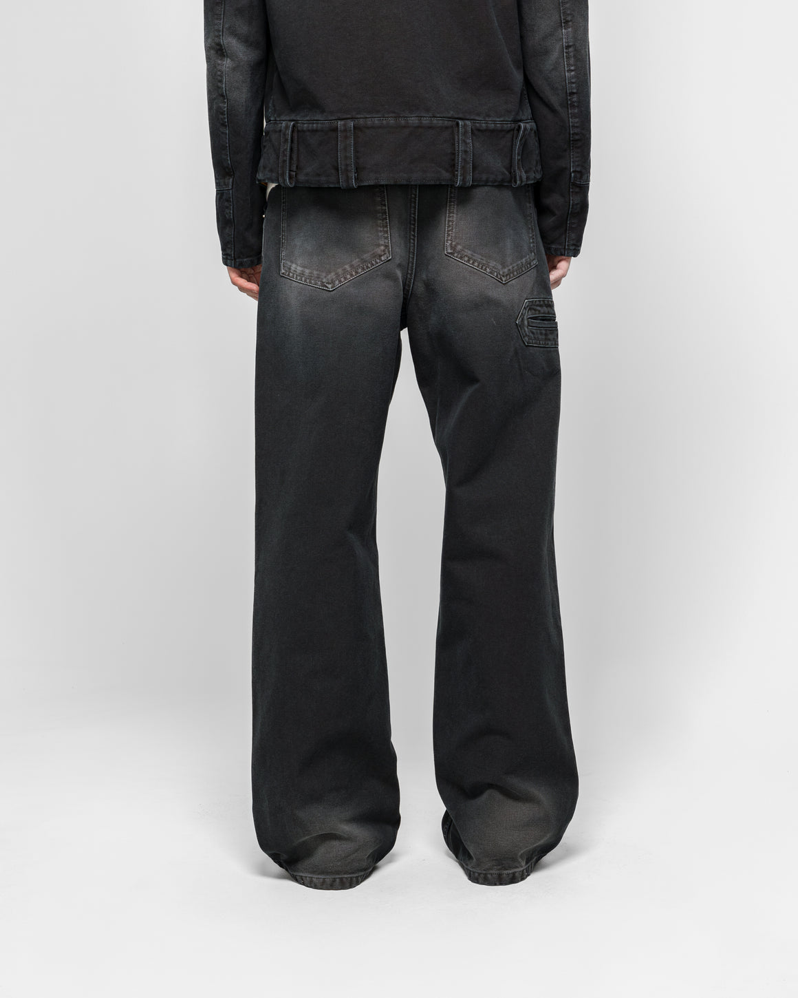 Marni - Canvas Trousers with Marni flag patch - Black - UP THERE
