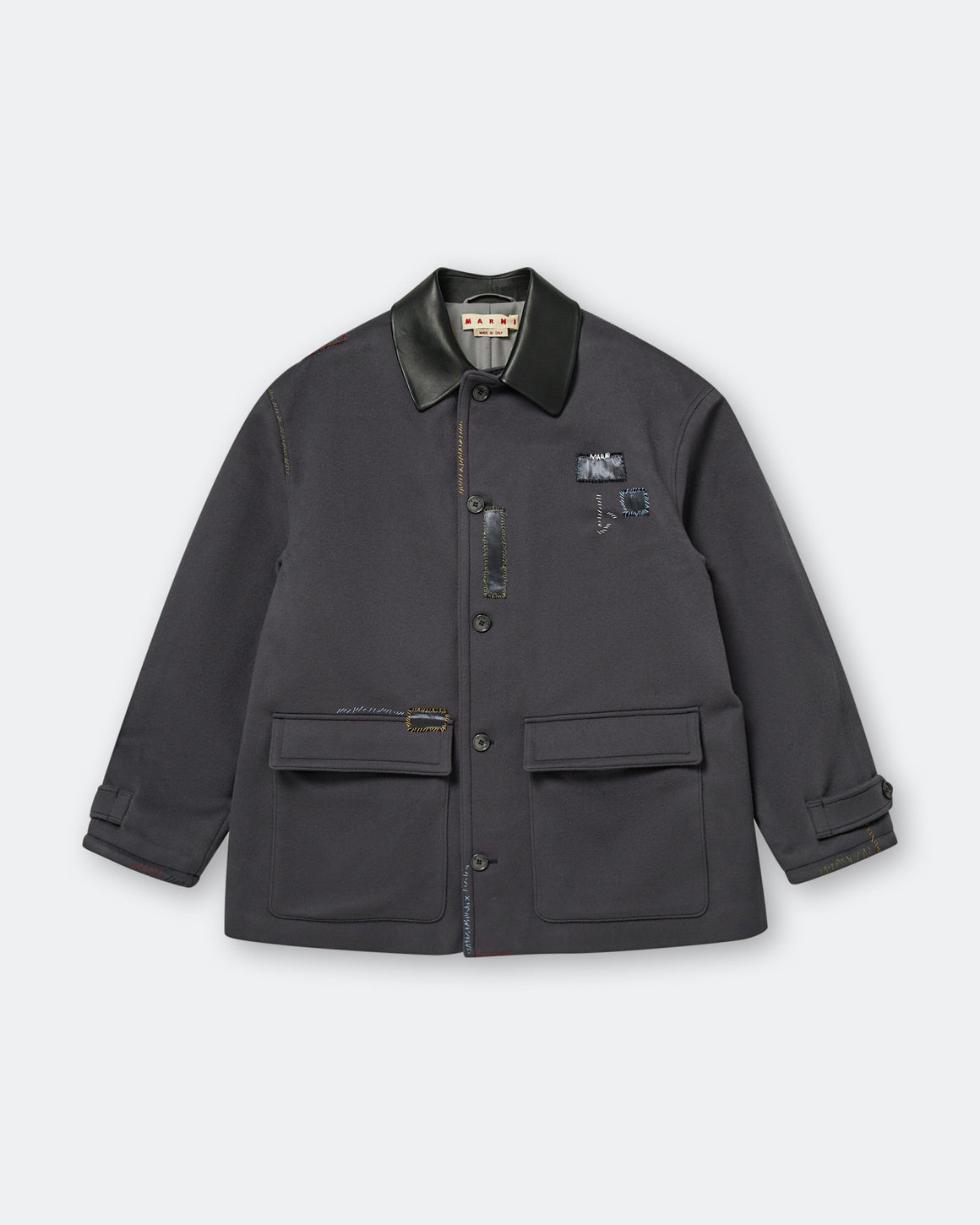 Marni - Coverall Jacket - Navy - UP THERE