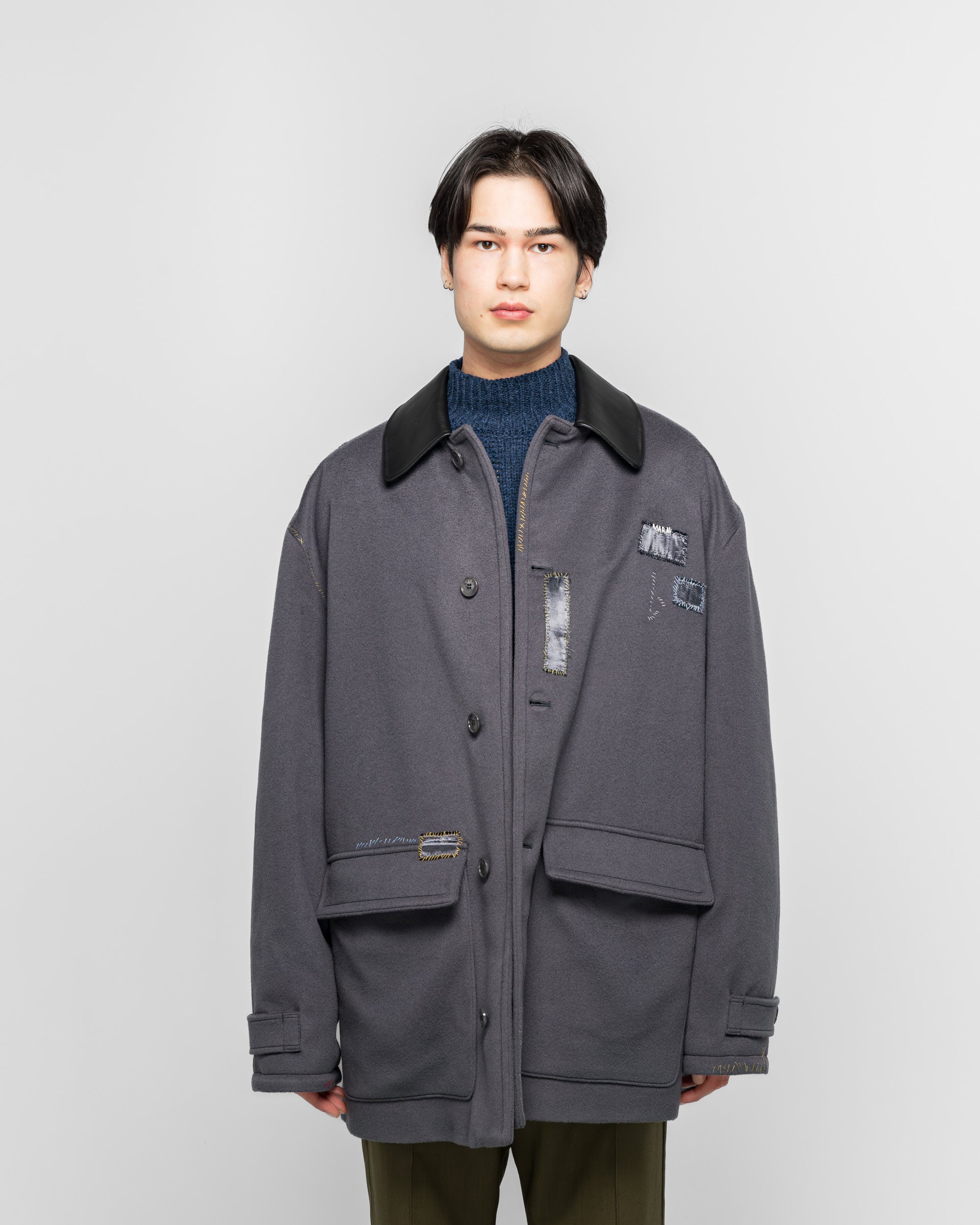 Marni - Coverall Jacket - Navy | UP THERE