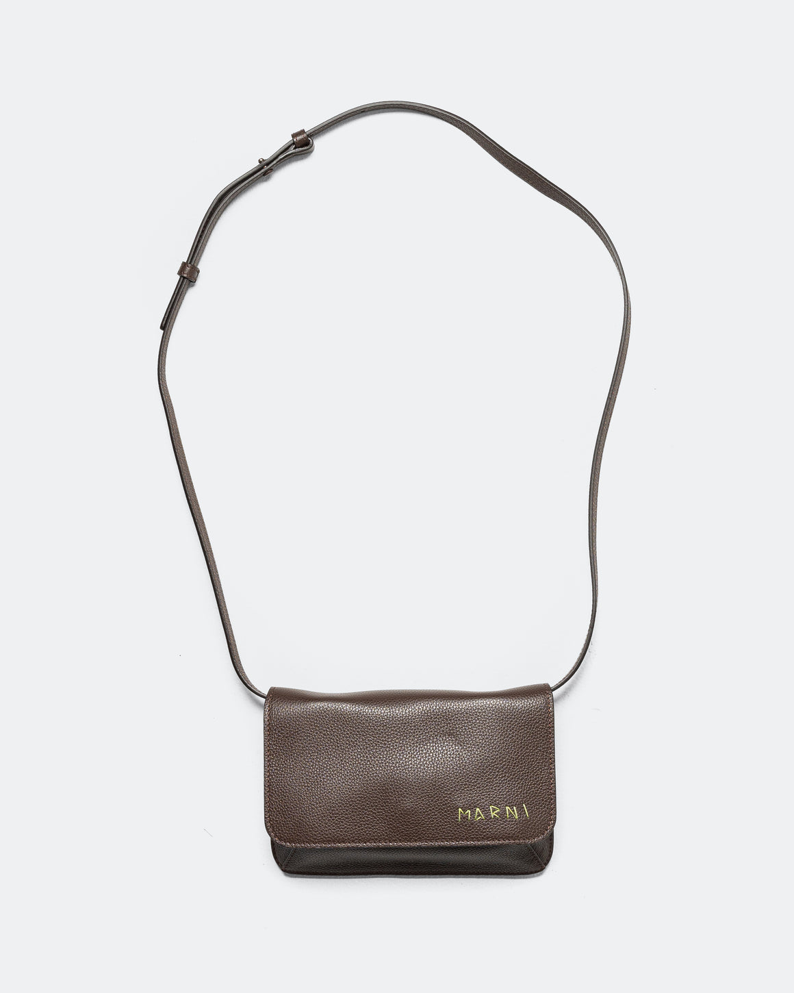 Marni - Pochette Mending Bag - Coffee - UP THERE