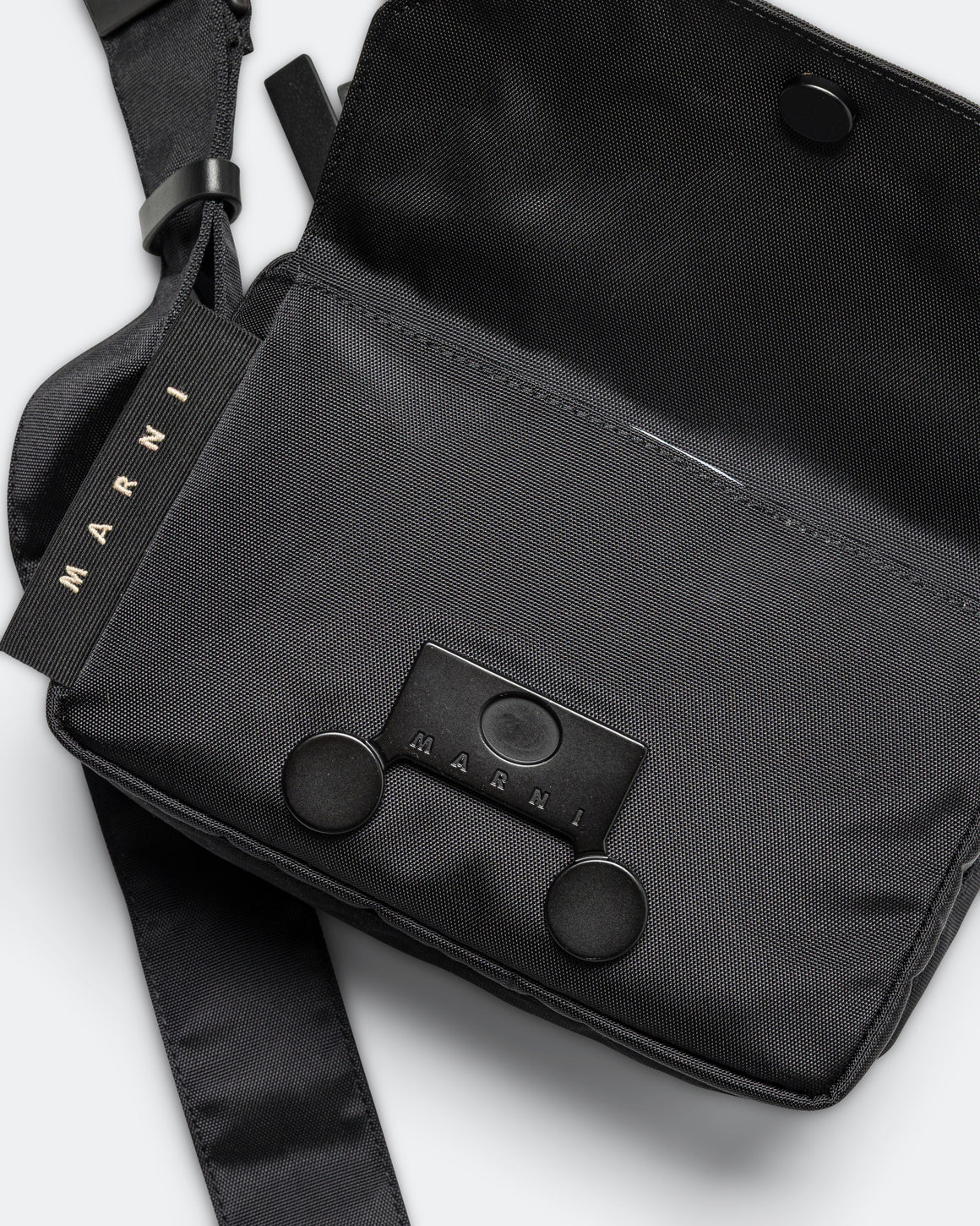 Marni - Tecno Cordura Camera Bag - Black - UP THERE