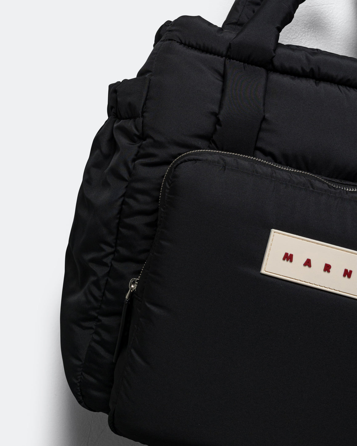 Marni - Tote N/S Puffy - Black - UP THERE