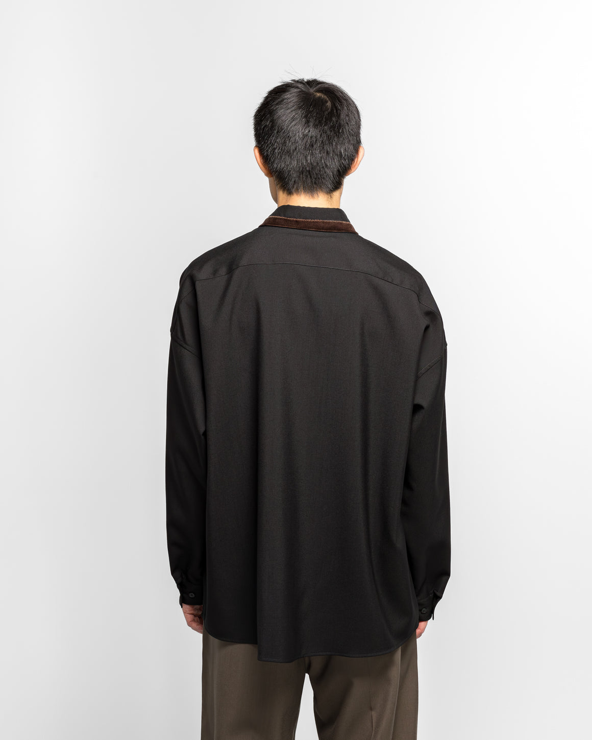 Marni - Tropical Wool Long Sleeved Shirt - Black - UP THERE
