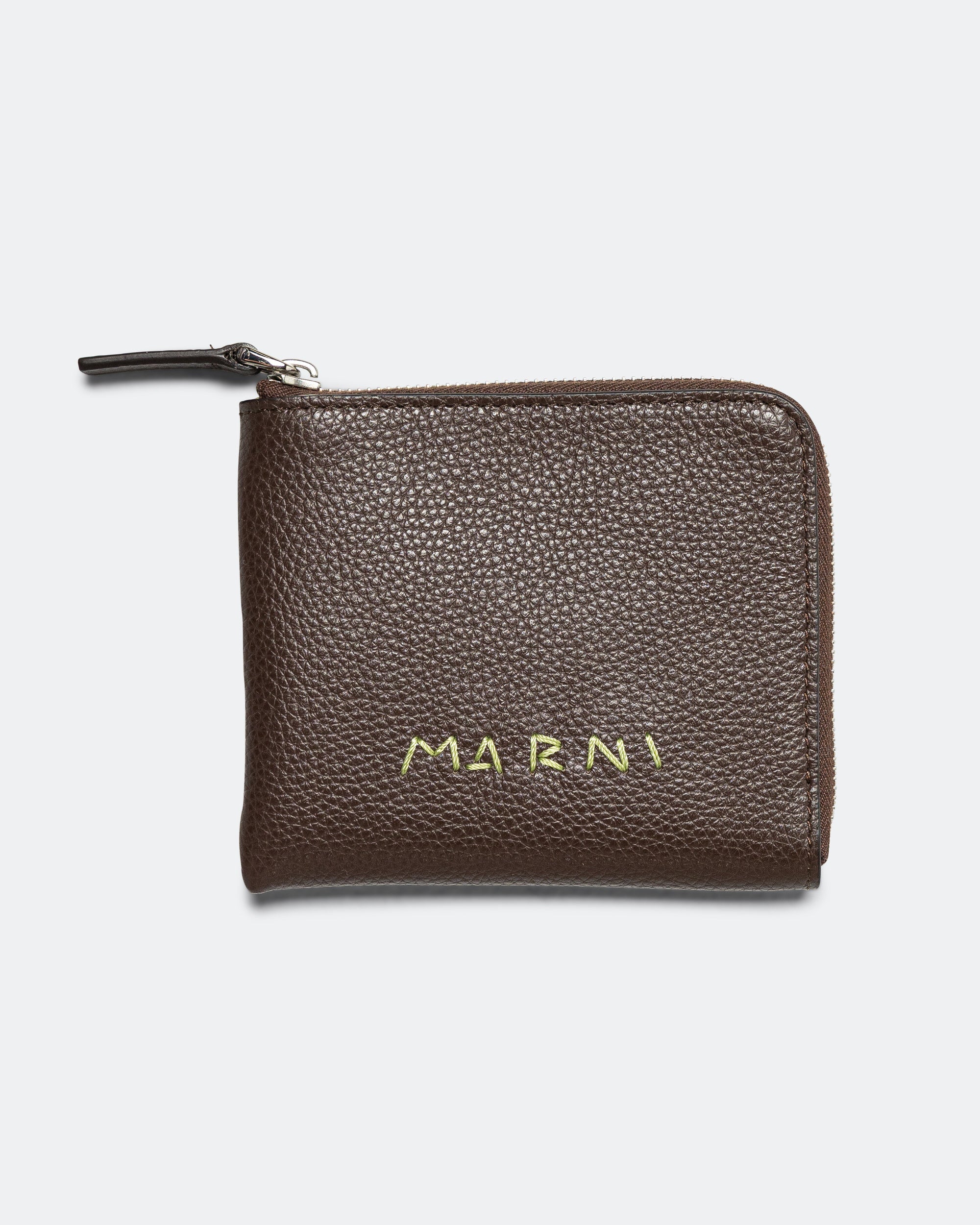 【新品未使用】MARNI ZIP AROUND WALLET Marni - Zip Around Wallet - Coffee | UP THERE