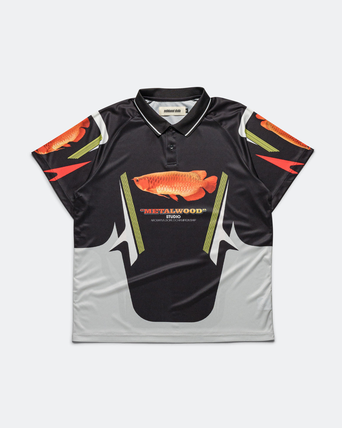 Metalwood - Arowana Sport Polo - Black - UP THERE