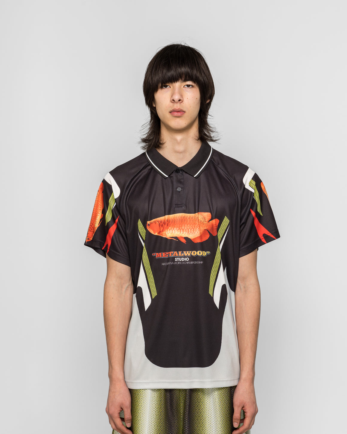 Metalwood - Arowana Sport Polo - Black - UP THERE