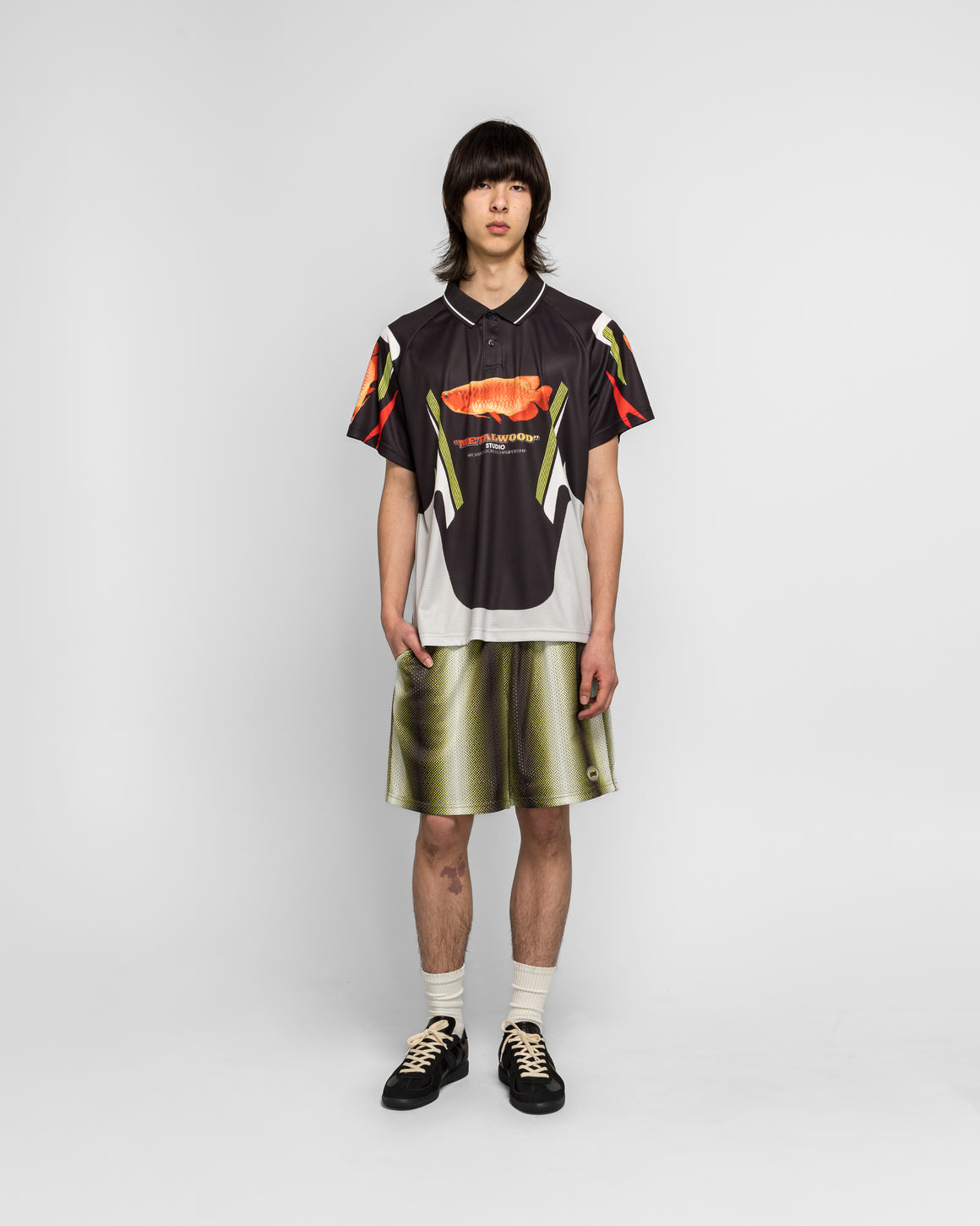 Metalwood - Arowana Sport Polo - Black - UP THERE