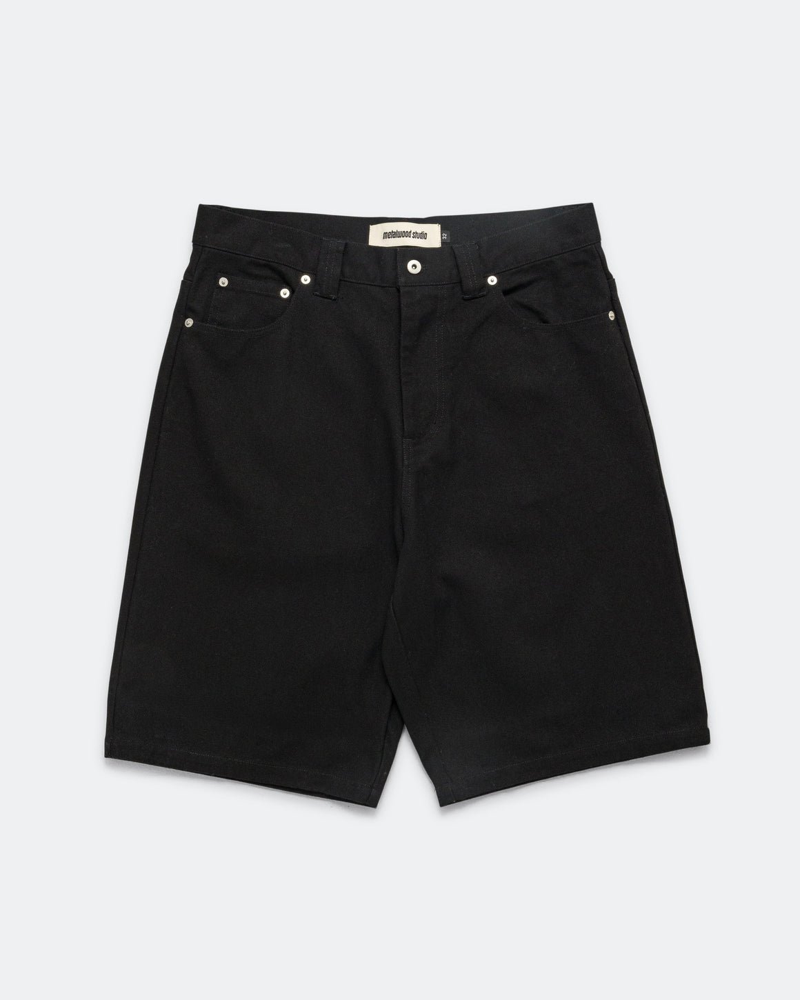 Metalwood - Canvas Short - Black - UP THERE