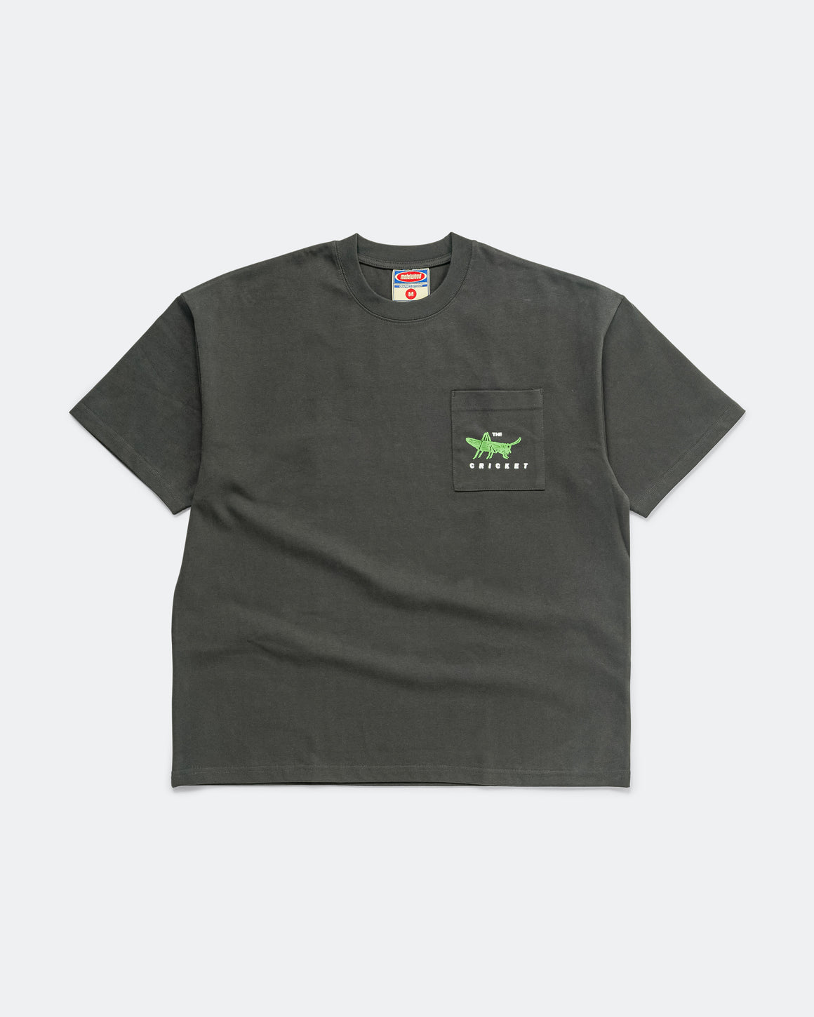 Metalwood - Cricket Heavy Pocket T-Shirt - Tar - UP THERE