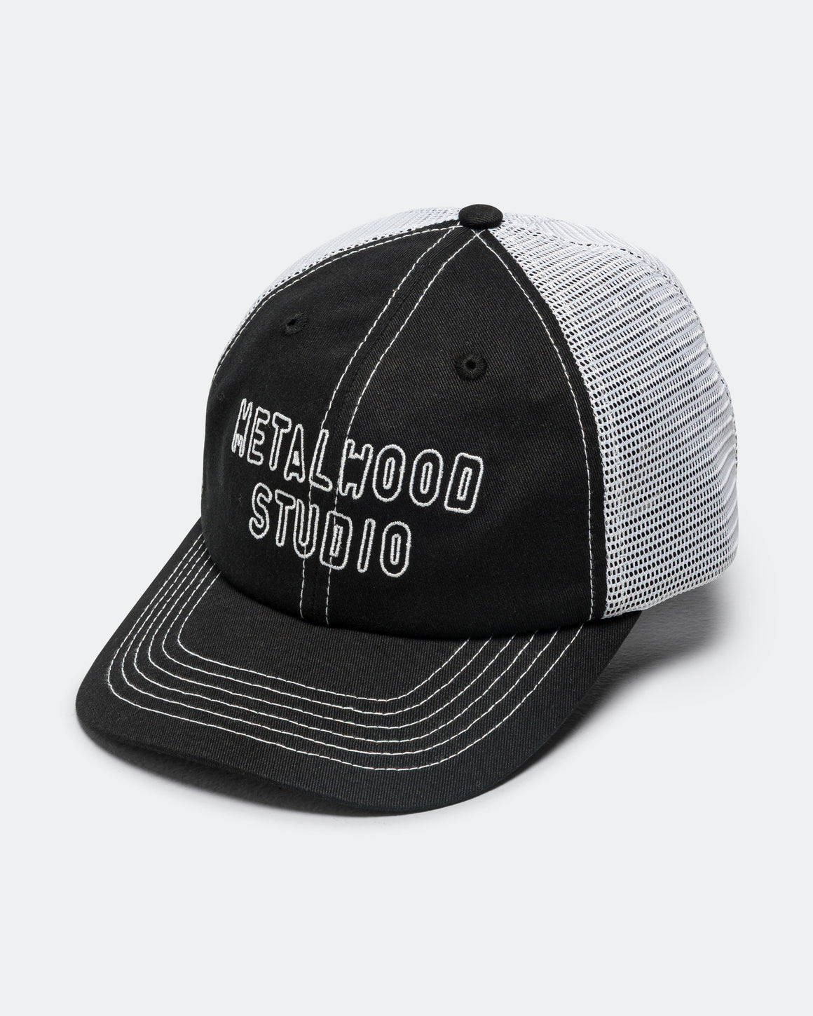 Metalwood - Cutie 6-Panel Trucker Hat - Black - UP THERE