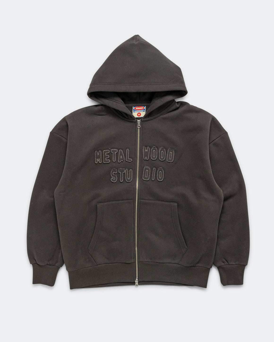 Metalwood - Cutie Zip Hooded Sweatshirt - Tar - UP THERE