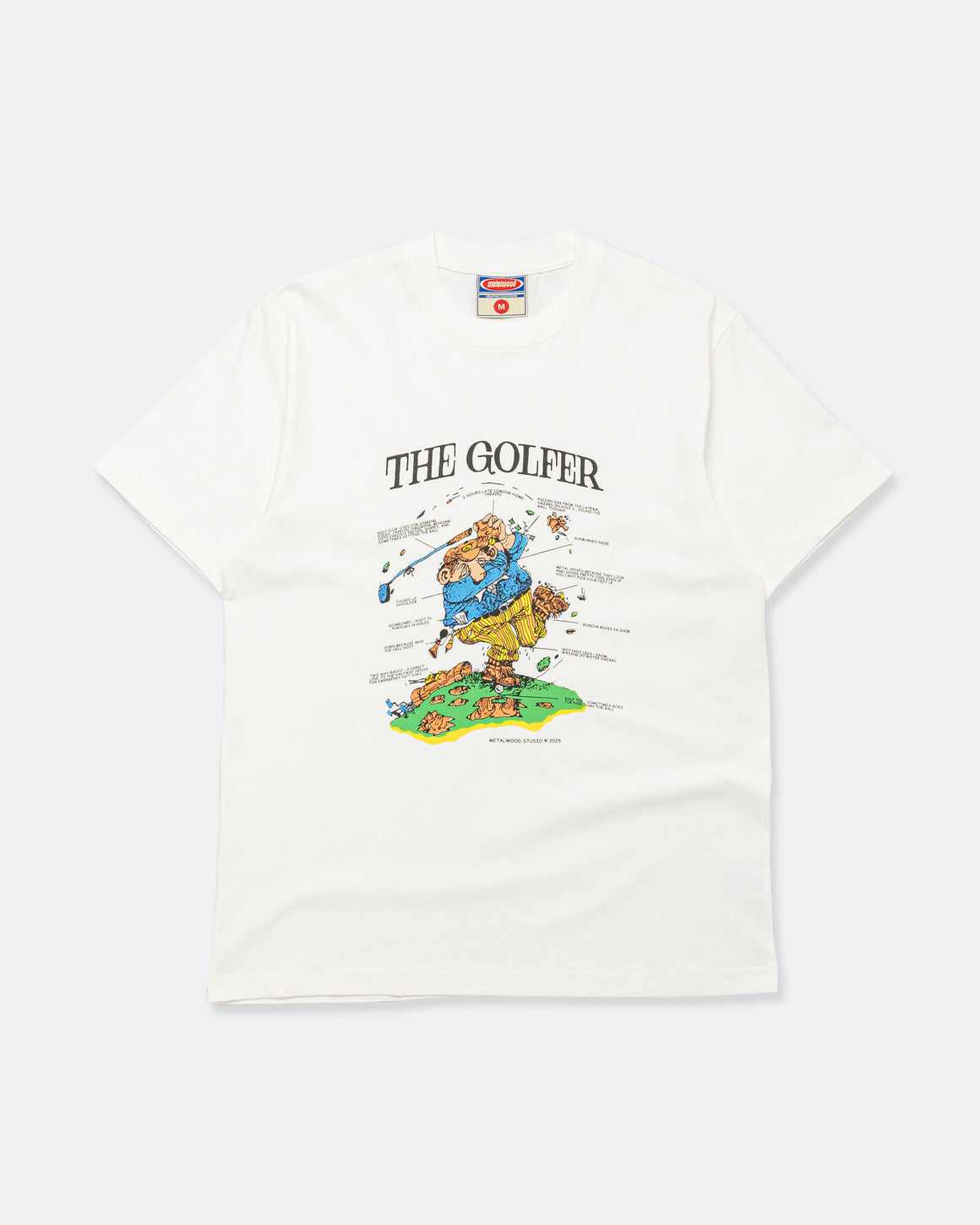 Metalwood - Excuses T-Shirt - White - UP THERE