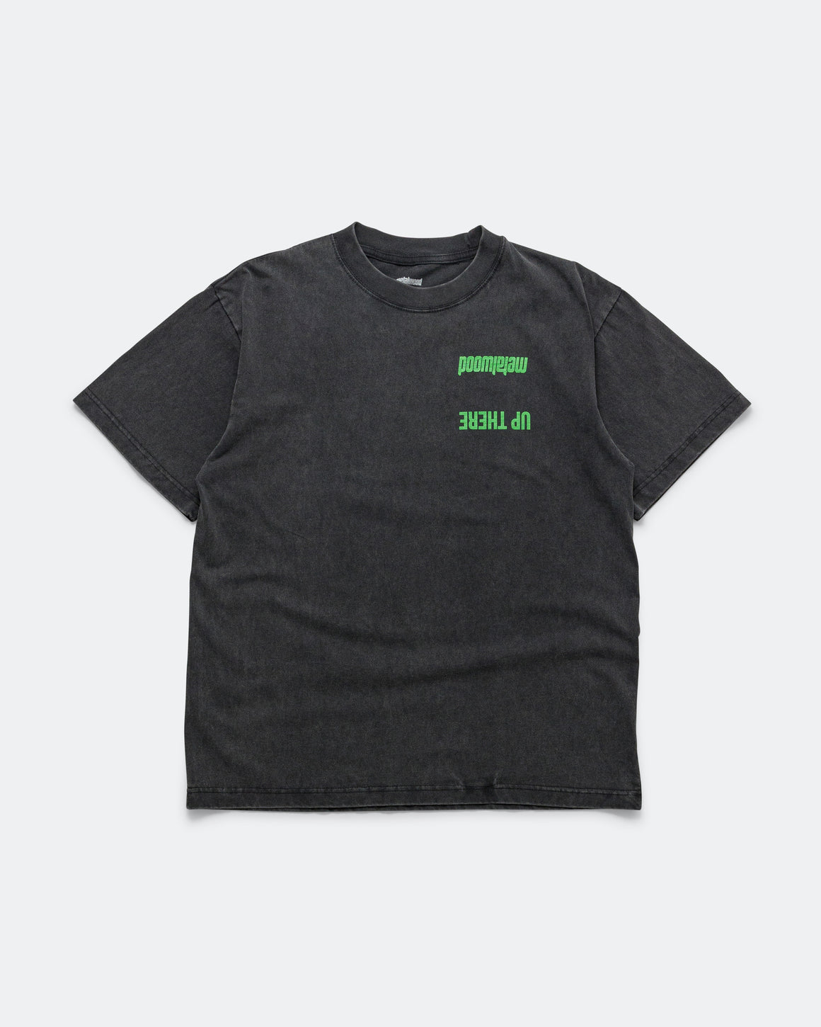 Metalwood - Handful T-Shirt x UP THERE - Overdyed Black Wash - UP THERE