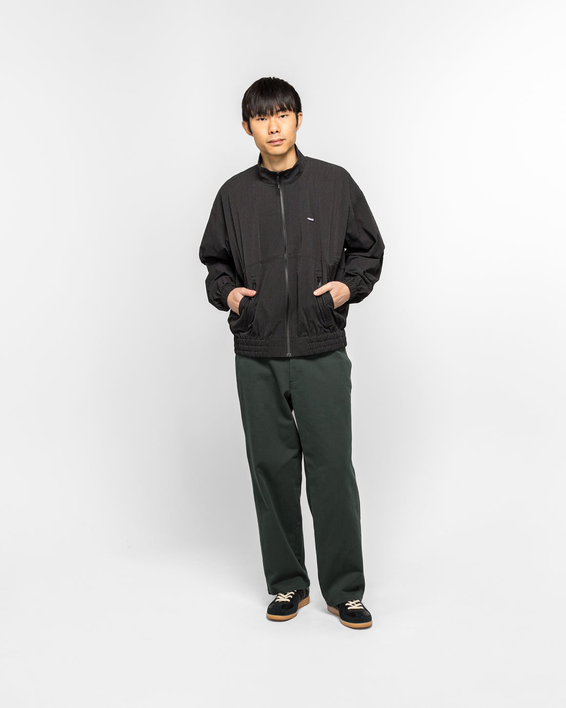Metalwood - Lightweight Track Jacket - Black - UP THERE