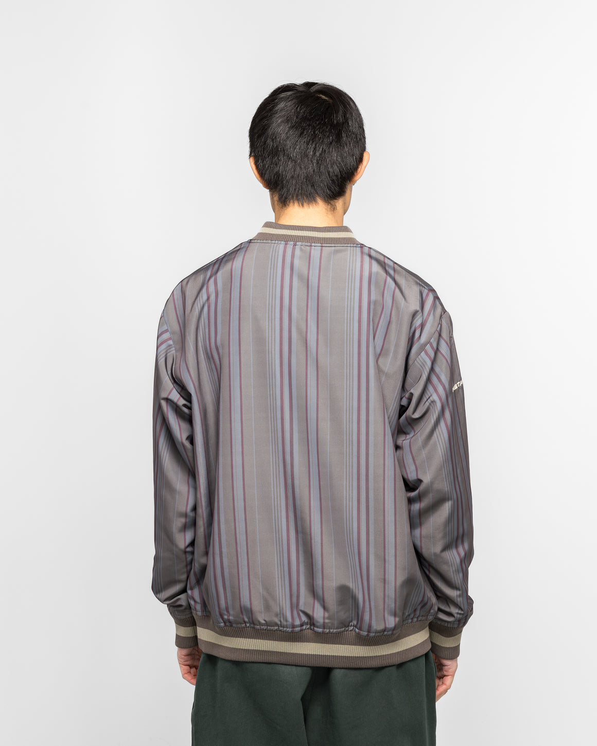 Metalwood - Lined V-Neck Pullover Windbreaker - Multi - UP THERE