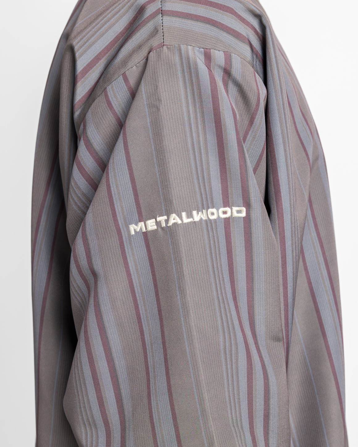 Metalwood - Lined V-Neck Pullover Windbreaker - Multi - UP THERE