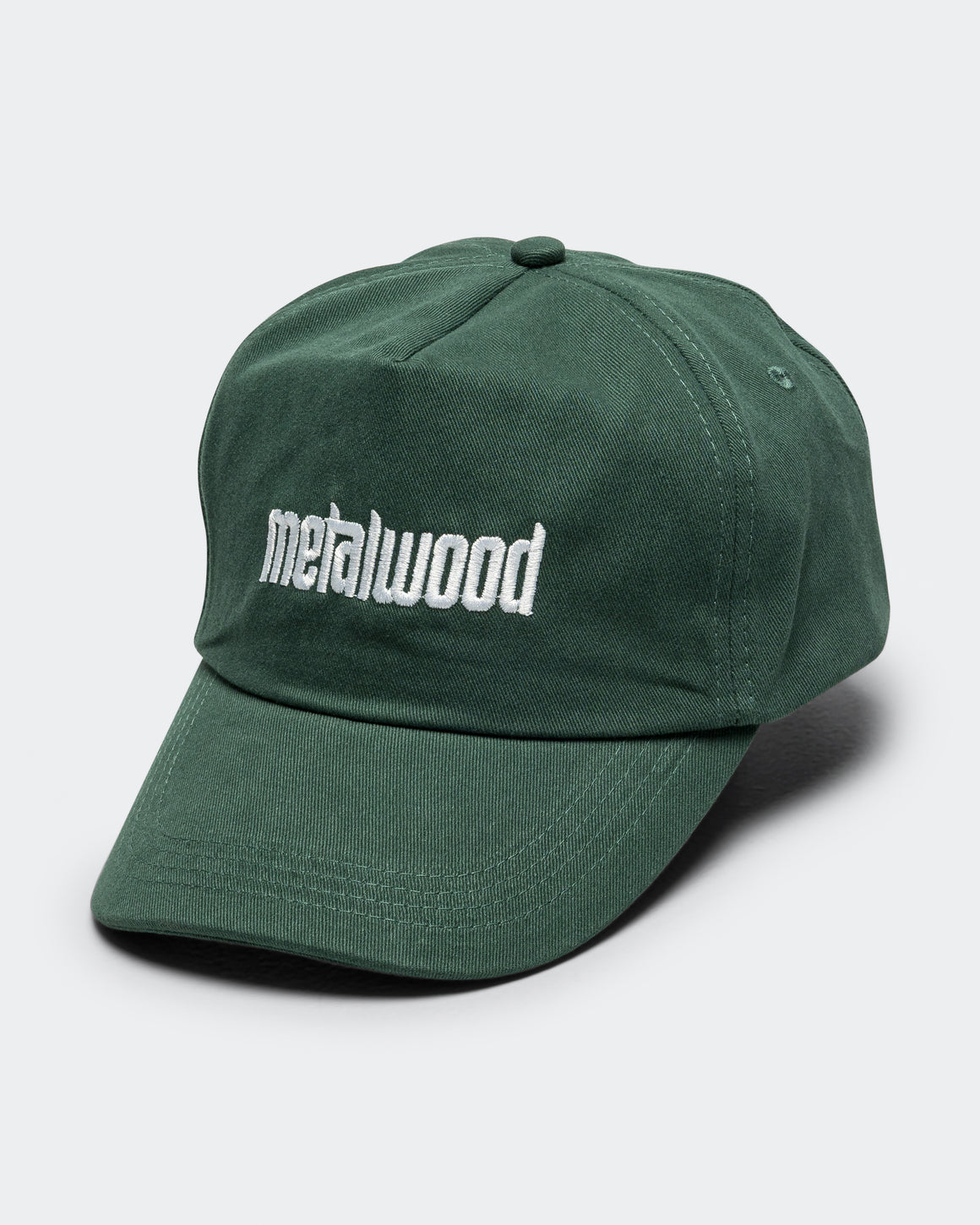Metalwood - Metal Logo 5-Panel Hat - Spruce - UP THERE