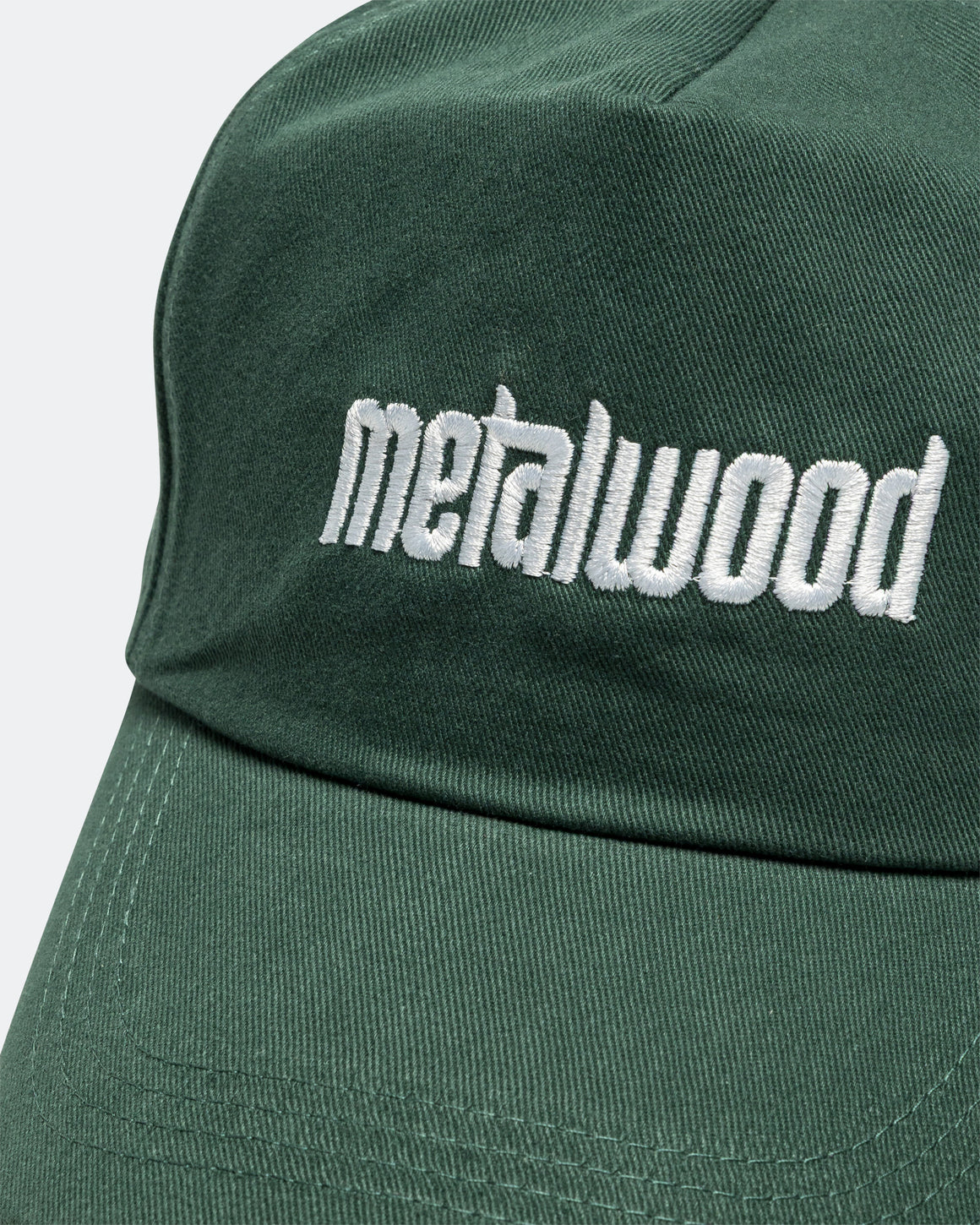 Metalwood - Metal Logo 5-Panel Hat - Spruce - UP THERE