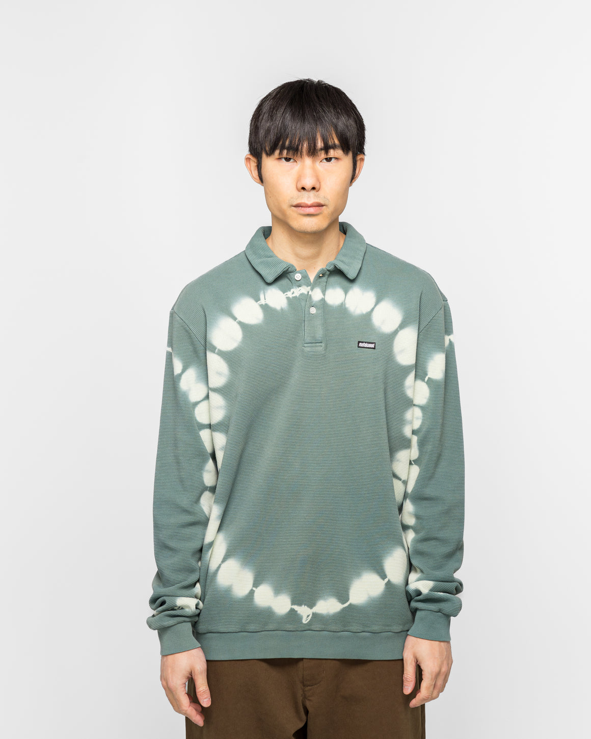 Metalwood - Mini Metal Logo LS Thermal Polo - Marine - UP THERE