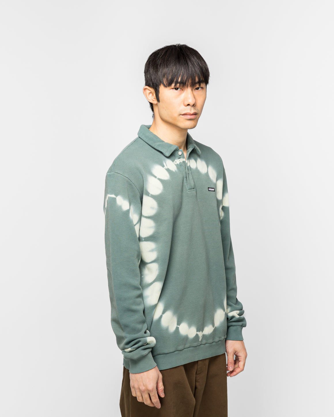 Metalwood - Mini Metal Logo LS Thermal Polo - Marine - UP THERE