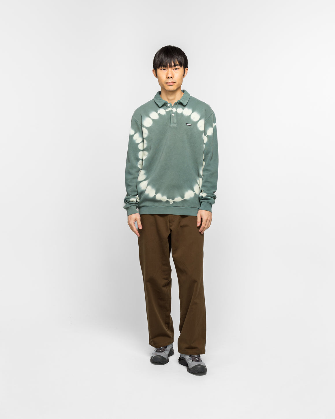 Metalwood - Mini Metal Logo LS Thermal Polo - Marine - UP THERE