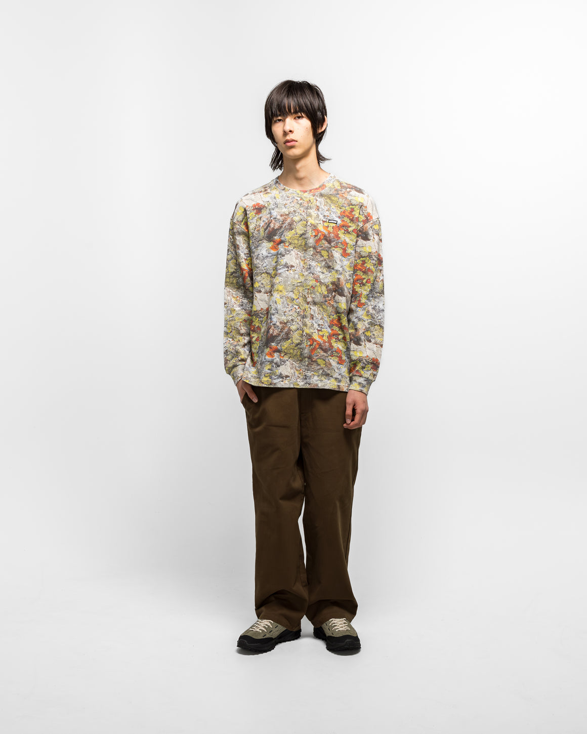 Metalwood - Mini Metal Logo Thermal Shirt - Real Moss Camo - UP THERE