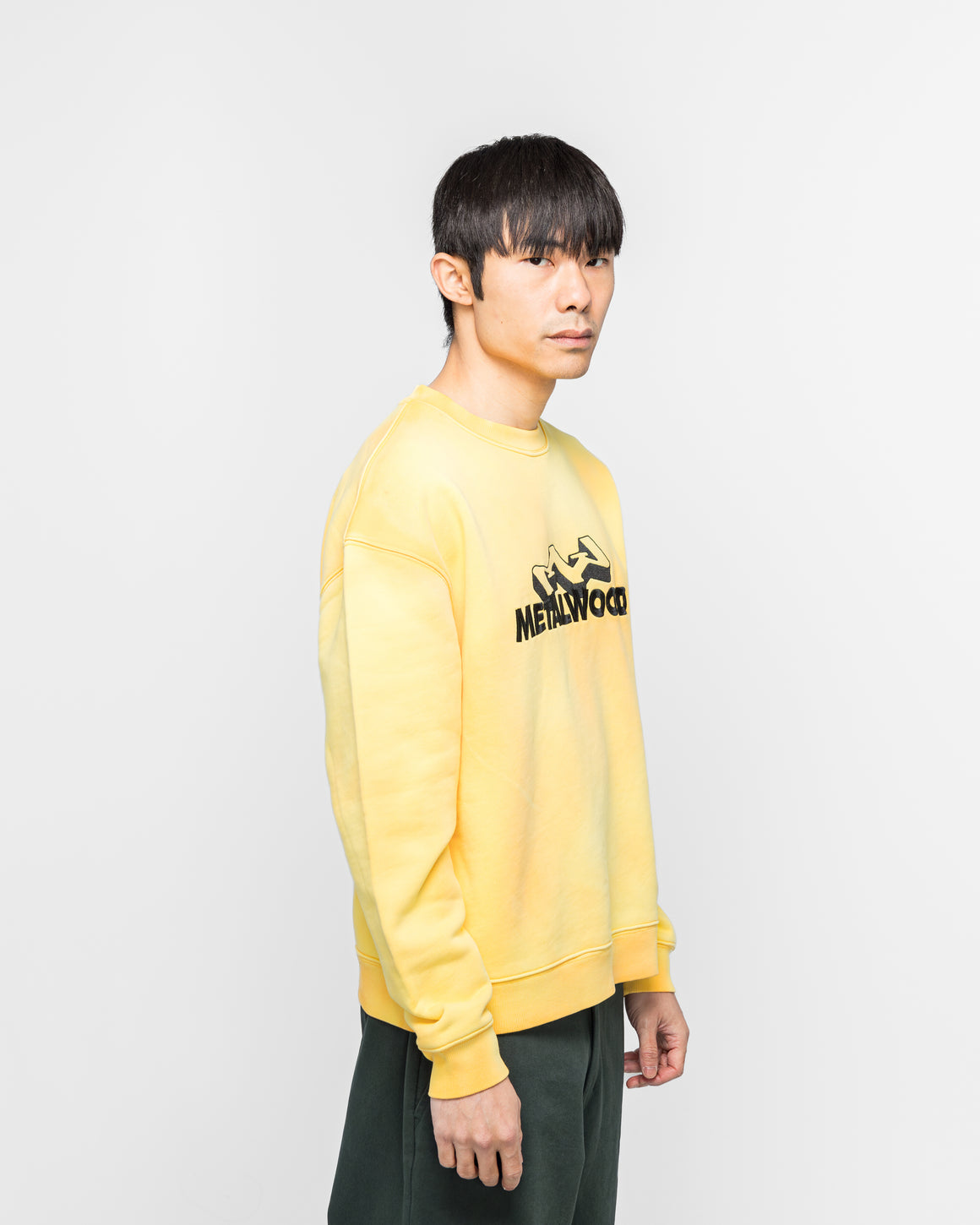 Metalwood - Mountaineer Crewneck Sweatshirt - Gold - UP THERE