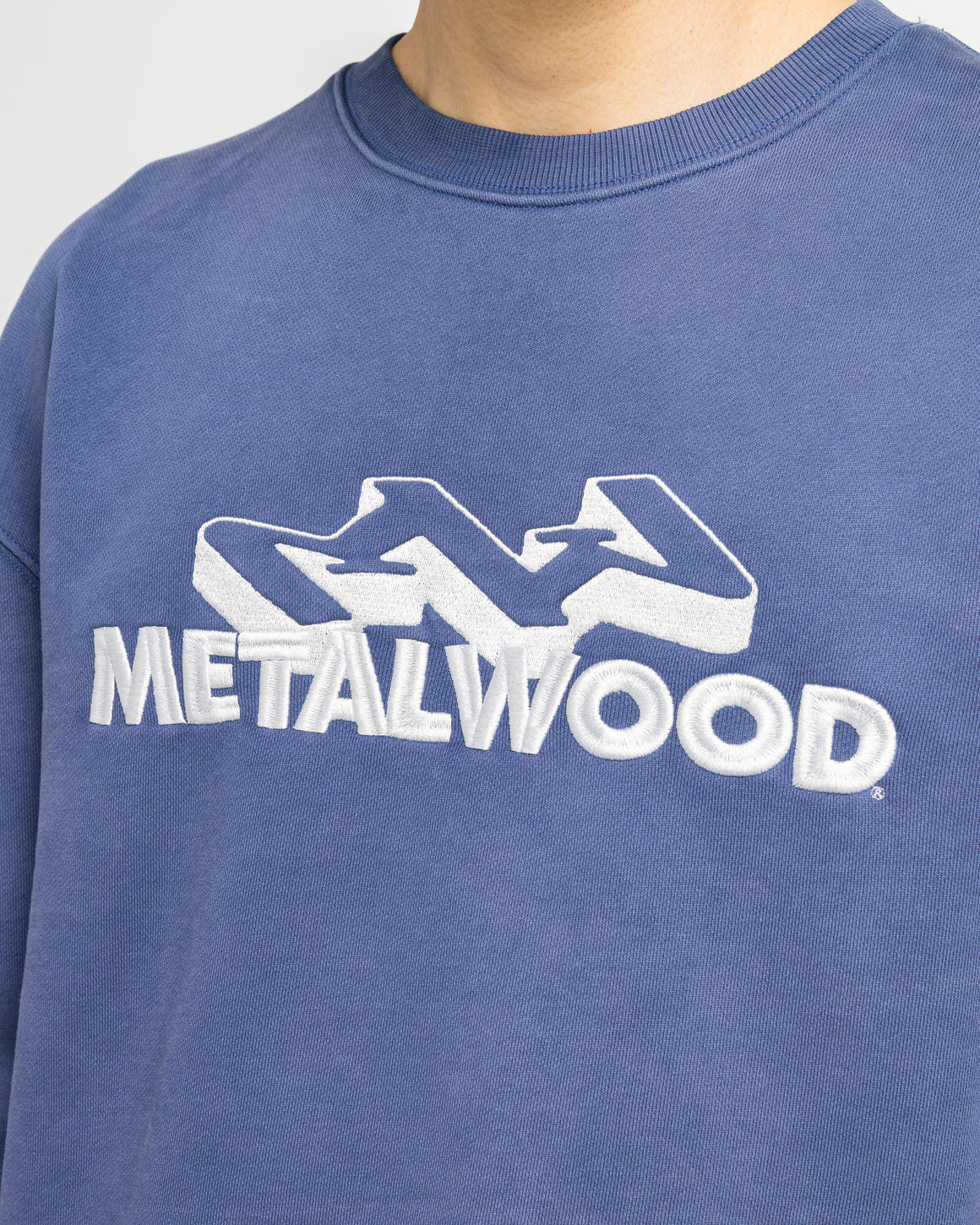 Metalwood - Mountaineer Crewneck Sweatshirt - Navy - UP THERE