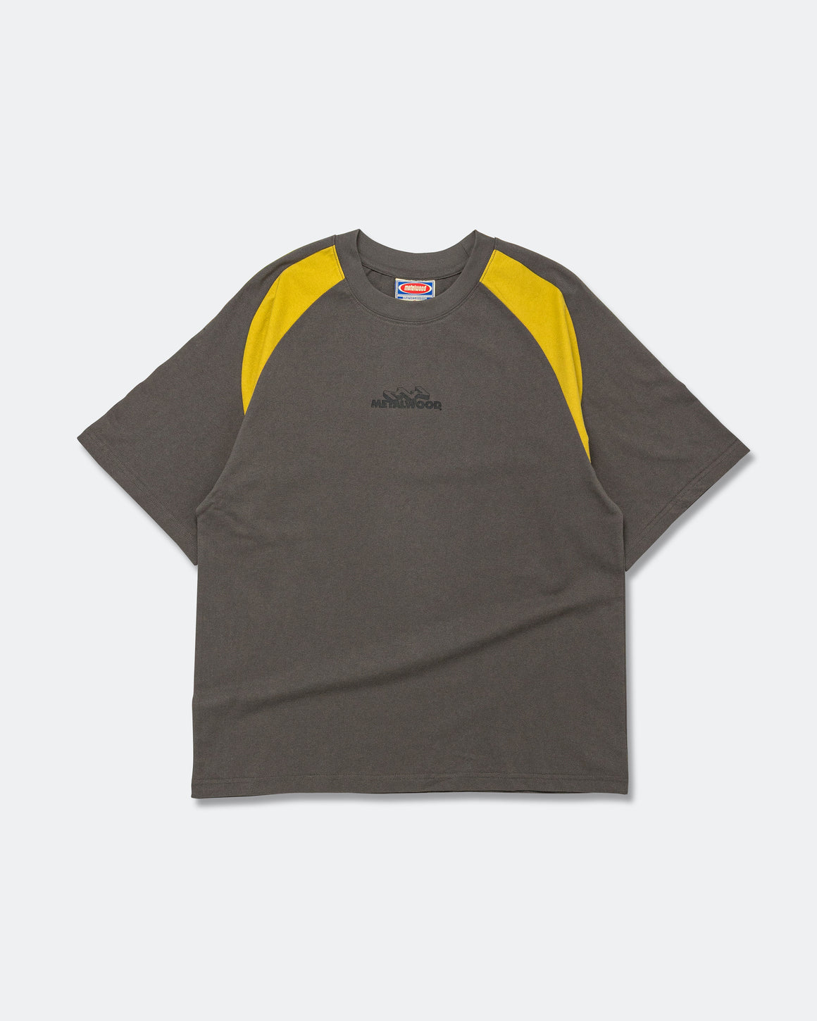 Metalwood - Mountaineer Raglan T-Shirt - Earth/Slime - UP THERE