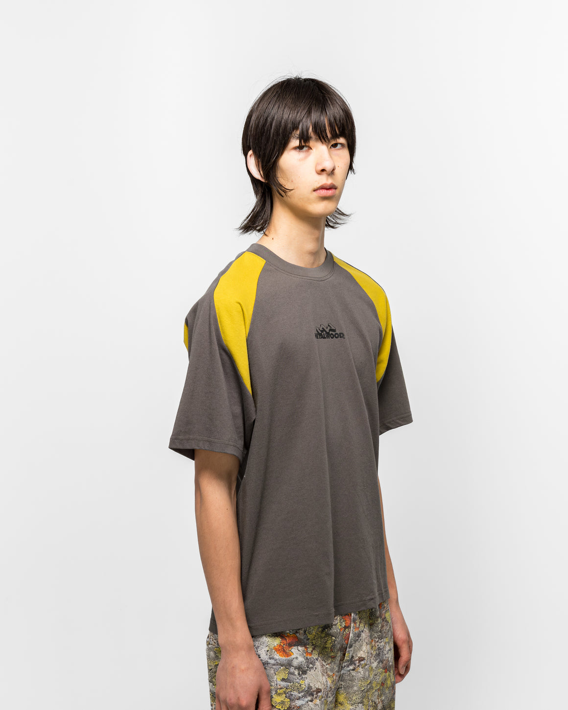 Metalwood - Mountaineer Raglan T-Shirt - Earth/Slime - UP THERE